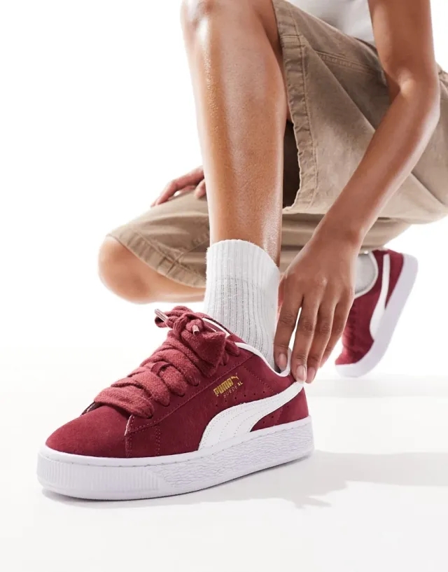 Puma Suede Men Shoes - Maroon