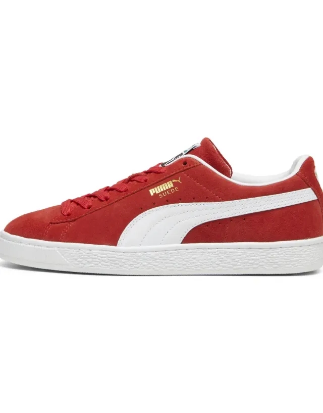 PUMA suede classic trainers in red