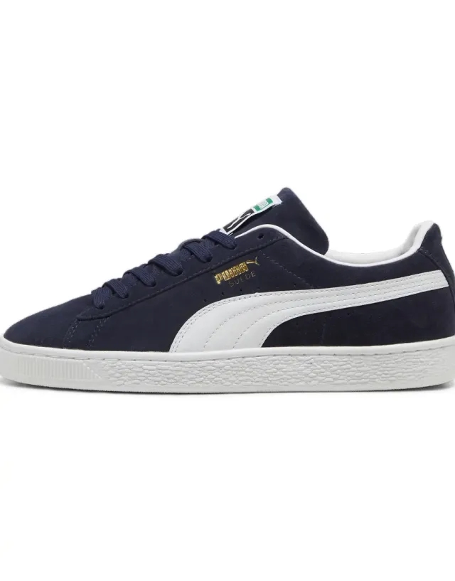 Suede Classic Puma Navy-Puma White - ['Blue']