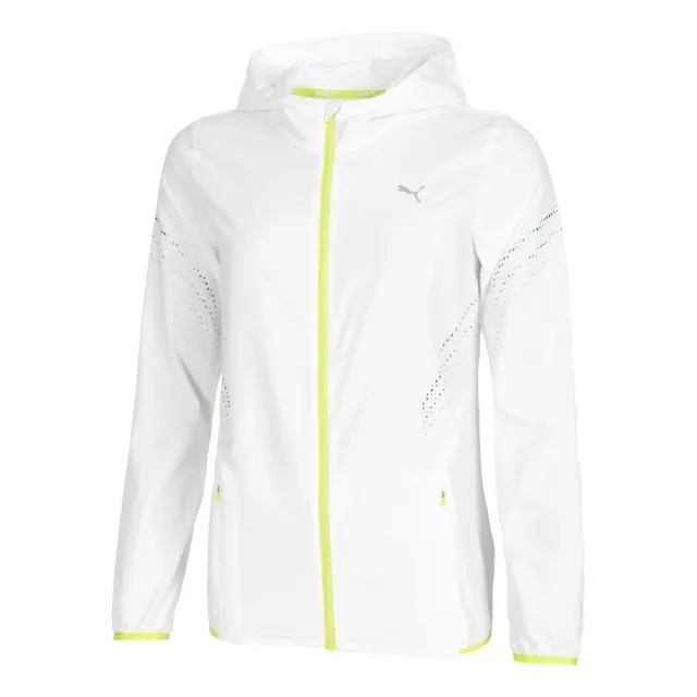 Puma Run Ultraweave Hooded Running Jacket Women - White