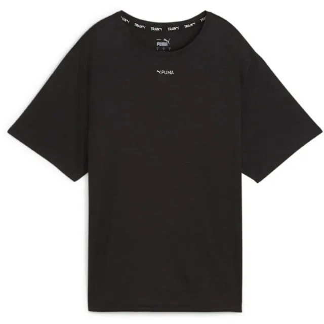 Puma GRAPHIC OVERSIZED PUMA FIT T - Black