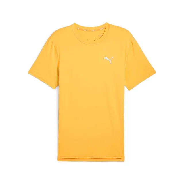 Puma Run Cloudspun Ss Tee Sun Stream - ['Orange']