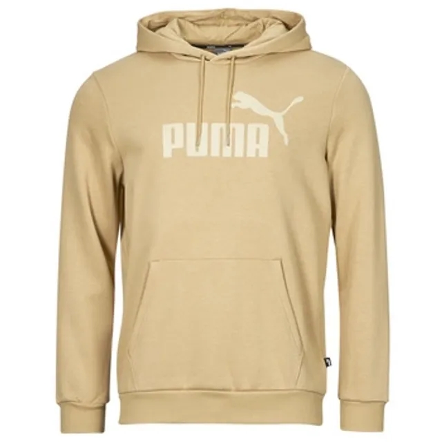 Puma  ESS BIG LOGO HOODIE FL (S)  men's Sweatshirt in Beige