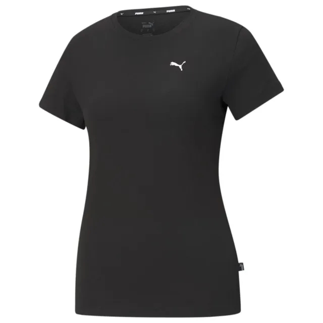 Puma Essentials Small Logo T Shirt Womens - Black