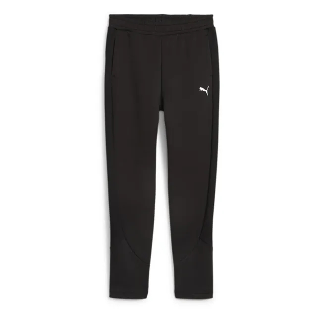 Puma Womens EVOSTRIPE High-Waist Pants - Black Cotton