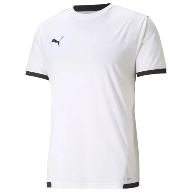 Puma Mens teamLIGA Football Jersey - White