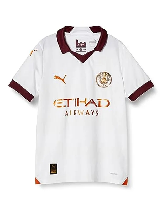 Puma Manchester City Kids SS Away Shirt 2023/24