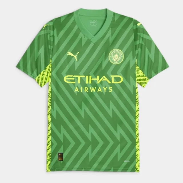 Puma Manchester City Mens SS Goalkeeper Away Shirt 2023/24