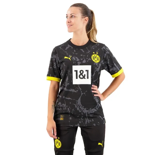 Puma Borussia Dortmund Mens SS Away Shirt 2023/24