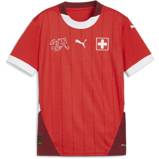 Puma Switzerland Kids SS Home Shirt 2024