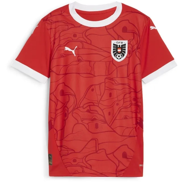 Puma Austria Kids SS Home Shirt 2024
