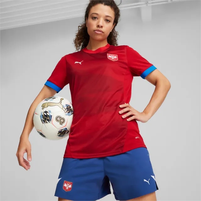 PUMA Serbia Football 2024 Women's Home Jersey, Royal Blue