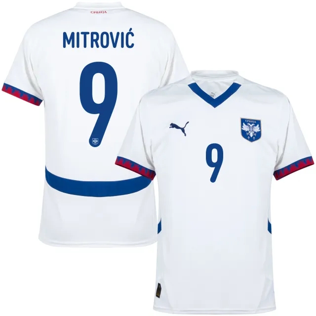 Puma Serbia Mens SS Away Shirt 2024