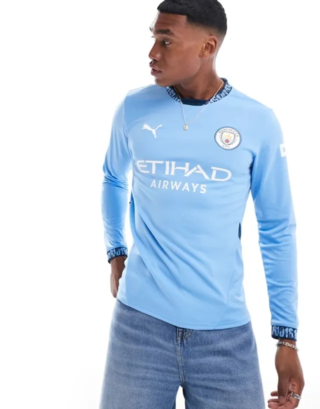 Puma Manchester City Mens LS Home Shirt 2024/25