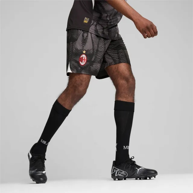 PUMA AC Milan 24/25 Goalkeeper Shorts Men, Black/Dark Coal