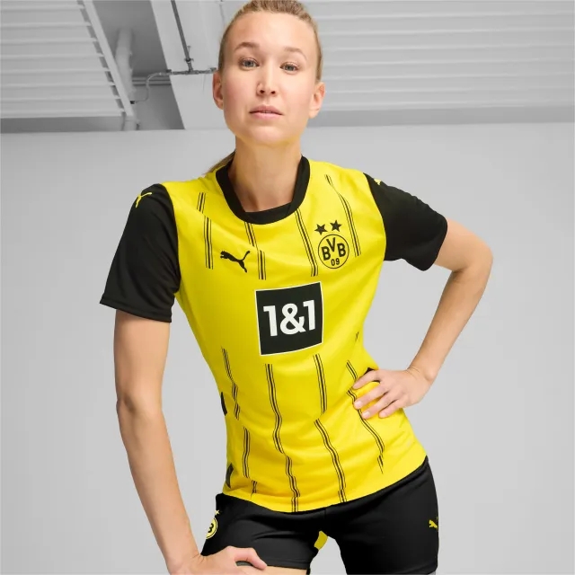 PUMA Borussia Dortmund 24/25 Home Jersey Women, Faster Yellow/Black