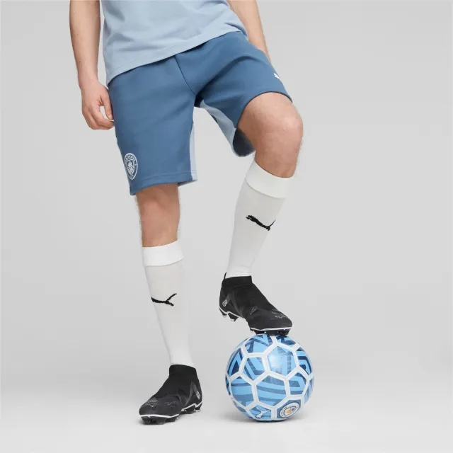 PUMA Manchester City Football Casuals Shorts, Deep Dive/Blue Wash