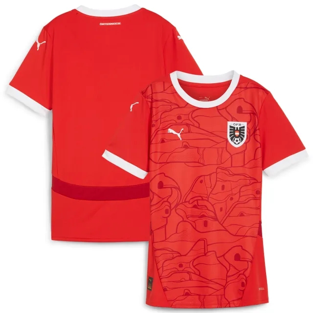 Puma Austria Womens SS Home Shirt 2024