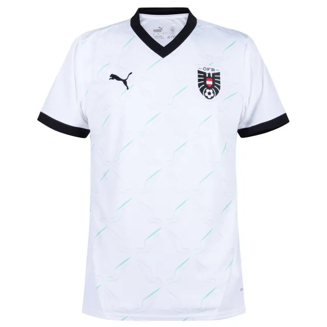 Puma Austria Mens SS Away Shirt 2024