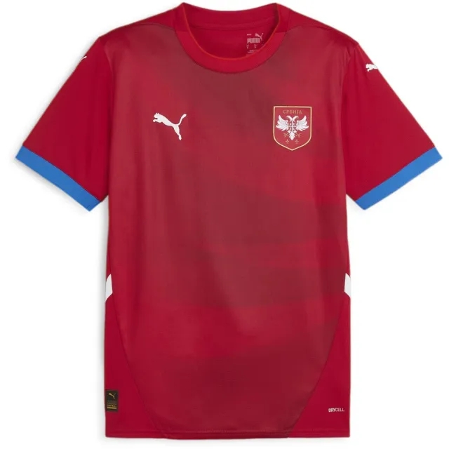 Puma Serbia Mens SS Home Shirt 2024