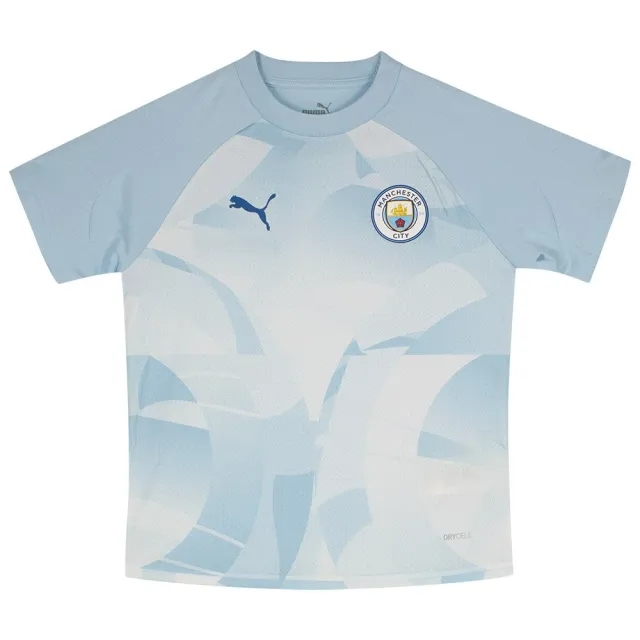 Puma Manchester City Kids SS Pre-Match Home Shirt 2023/24