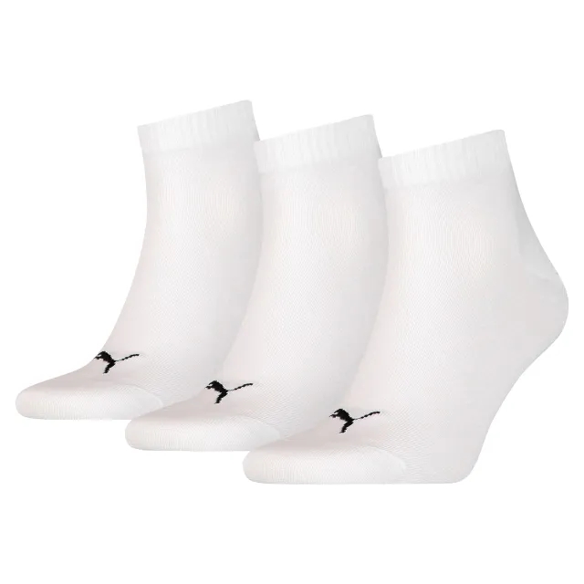 Puma 3-Pack Mens White Shoe Liner Socks