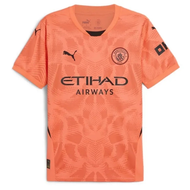 Puma Manchester City Mens SS Goalkeeper Home Shirt 2024/25