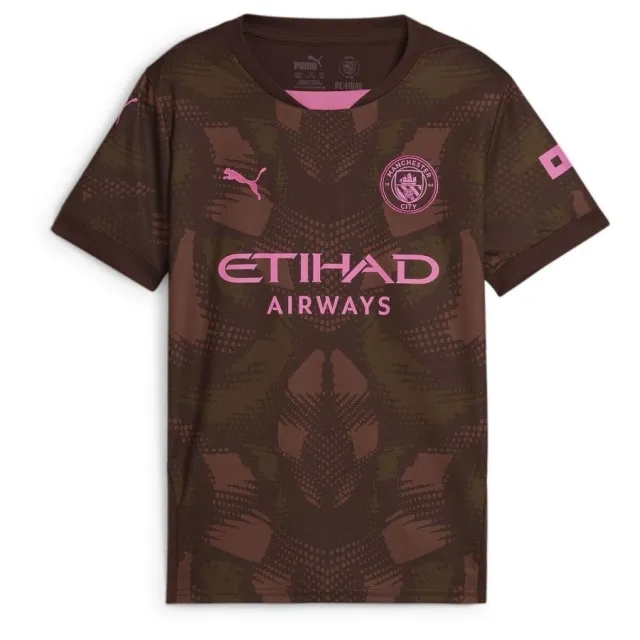 Puma Manchester City Kids LS Goalkeeper Home Shirt 2024/25