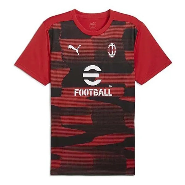 Puma AC Milan Mens SS Pre-Match Home Shirt 2024/25