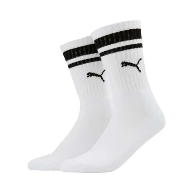 Puma Crew Heritage Stripe Sock (2 Pair)