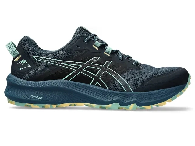 ASICS Trabuco Terra 2 Trail Running Shoe Men - Petrol, Mint