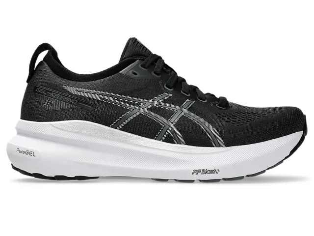 ASICS Gel-Kayano 31 Stability Running Shoe Women - Black, White