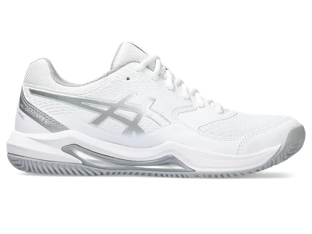 Asics Women's Padel Shoes Gel Dedicate 8 - White/Grey