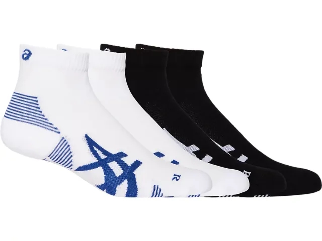 Asics Cushion Run Quarter Running Socks (2 Pack) - SS24