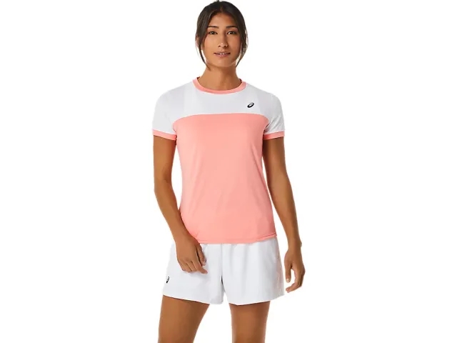Asics Court Short Sleeve T-shirt  - Pink