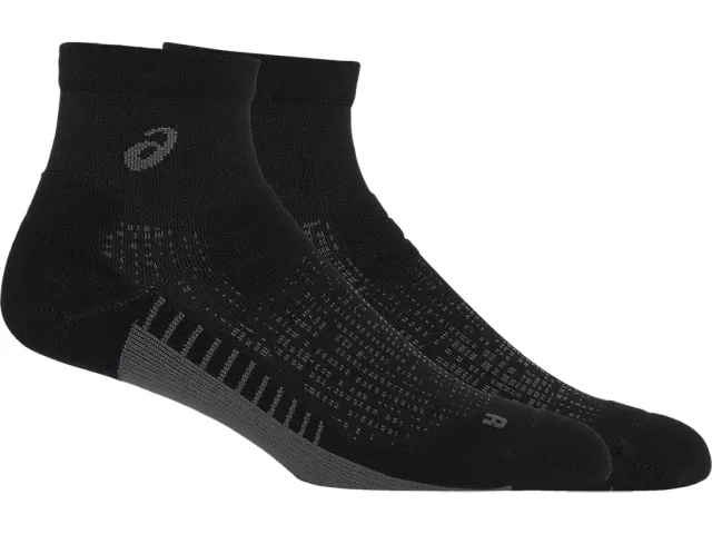 ASICS Performance Quarter Running Socks - Black