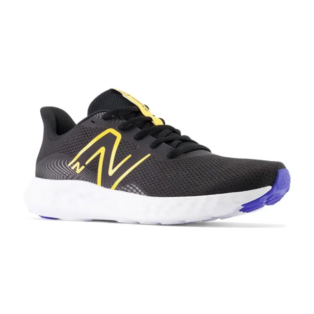 New Balance Men's 411v3 in Black/Blue/Orange Textile