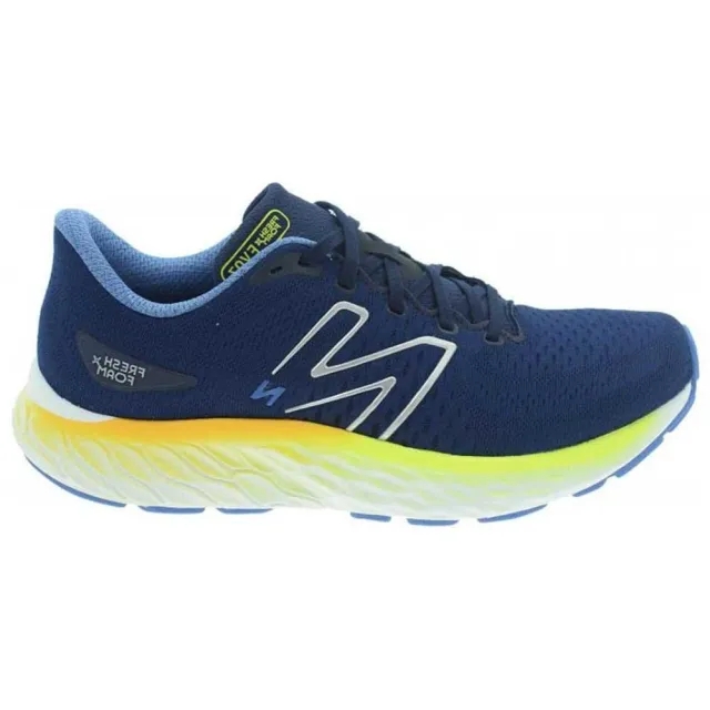 New Balance Men's Fresh Foam X EVOZ v3 in Blue/Yellow Textile