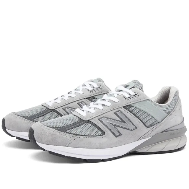 New Balance Men's MADE in USA 990v5 Core in Grey Suede/Mesh