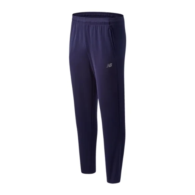 New Balance Men's Core Knit Trousers in Blue Poly Knit