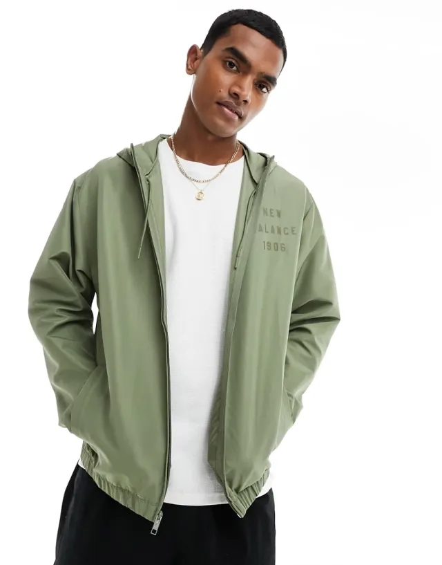 New Balance Iconic Collegiate Graphic Full Zip Sweatshirt
