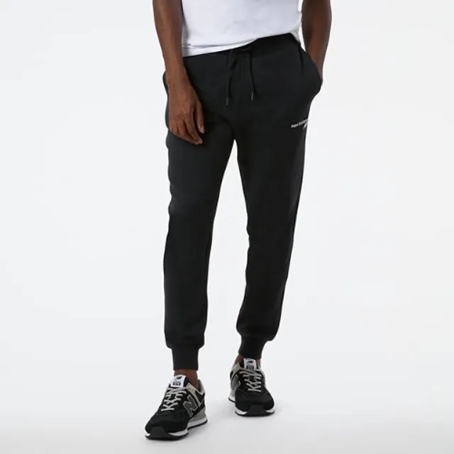 New Balance Men's NB Classic Core Fleece Pant in Black Cotton