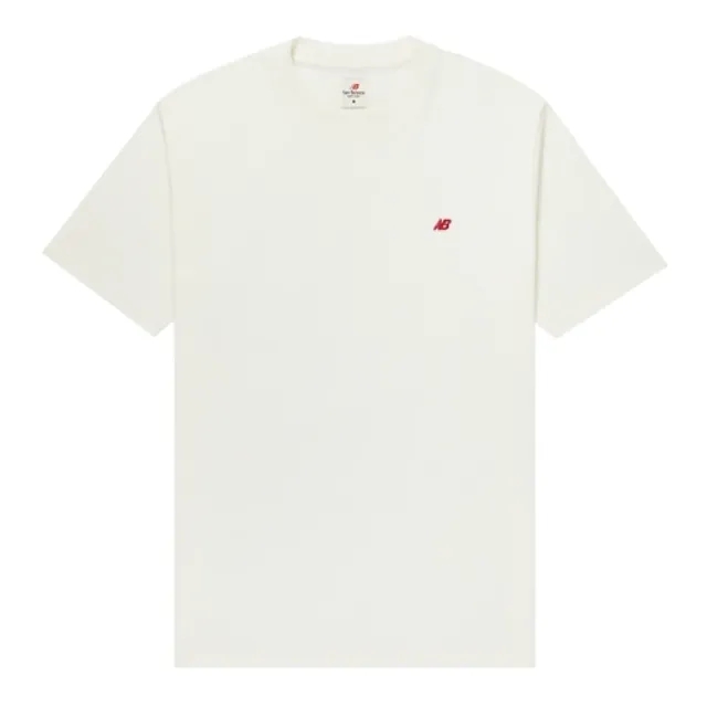 New Balance Men's MADE in USA Core T-Shirt in White Cotton Jersey