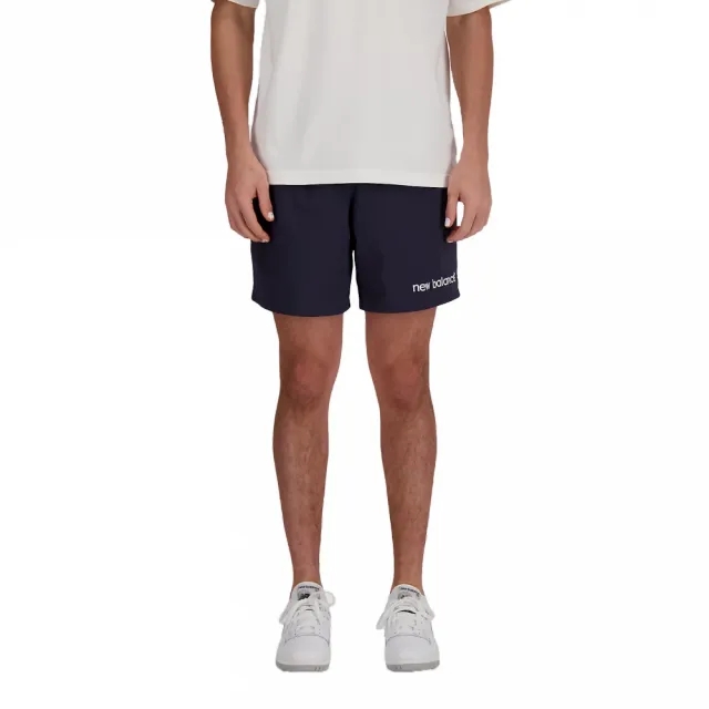 New Balance Men's Archive Stretch Woven Short in Black Polywoven