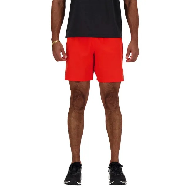 New Balance Men's RC Short 7 in Red Polywoven