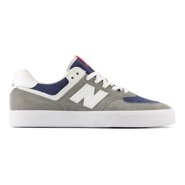 New Balance Men's NB Numeric 574 Vulc in Grey/White Suede/Mesh