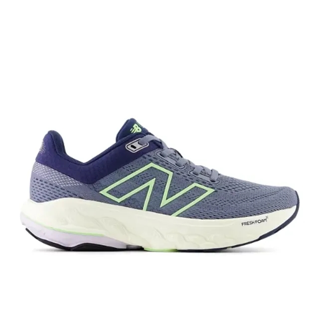 New Balance Women's Fresh Foam X 860v14 in Grey/White/Green Synthetic