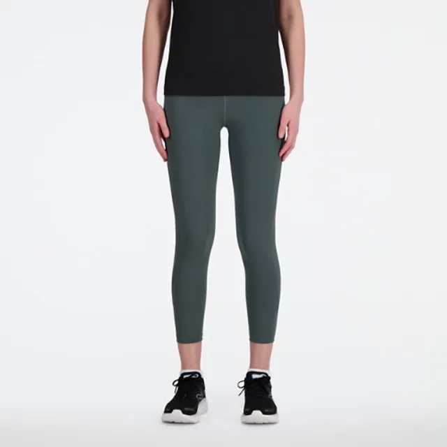 New Balance Women's NB Sleek High Rise Legging 23 in Grey Poly Knit