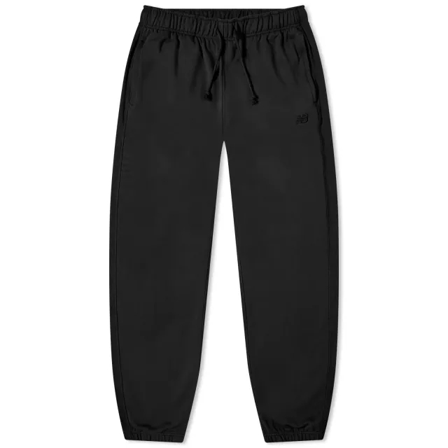 New Balance Women's Athletics French Terry Jogger in Black Cotton