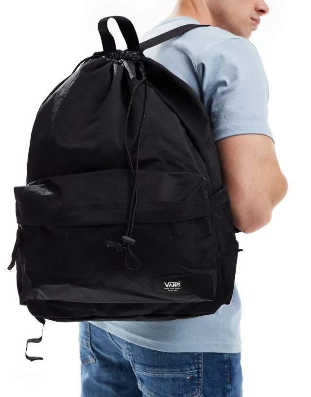 Vans - Old Skool Cinch Backpack, Man, Black